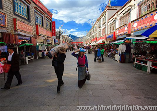 Barkhor Street Barkhor Street