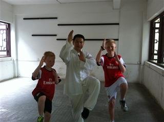 Learning Kungfu in Yangshuo Learning Kungfu in Yangshuo
