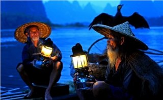 Fisherman by the Li River Fisherman by the Li River