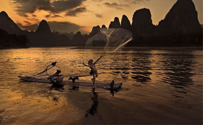 Kayaking in Yangshuo