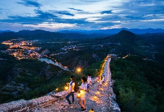 Simatai Great Wall in summer