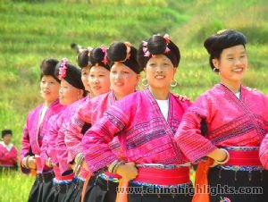 Map of Guizhou Highlights with Guilin Combo Tour