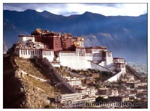Map of Essence of Lhasa and Nakchi Tour