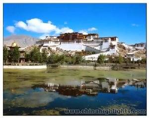 Map of Golden Triangle With Tibet Tour