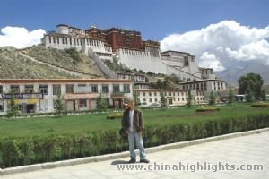 Map of 4 day Tibet Insights Organized Small Group Tour