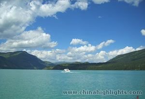 Map of Kanas Lake Tour