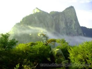 Map of Xian with Mt. Huashan Experince