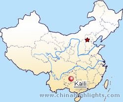 Kaili Location Map