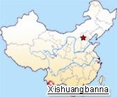 Xishuangbanna location map
