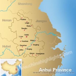 Anhui Map