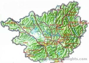 Guangxi Tourist Map