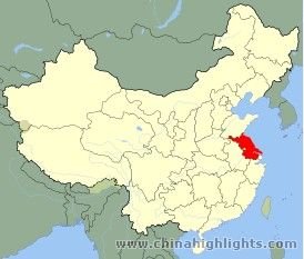 Jiangsu Location in China