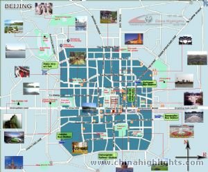 Beijing city map