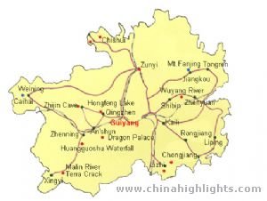 Guiyang Tourist Map