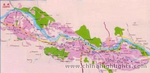 Lanzhou City Map