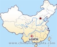 Lijiang Location in China