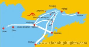 Qingdao Location in Shandong