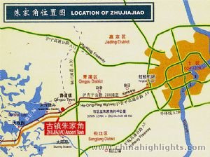 Shanghai Zhujiajiao Map