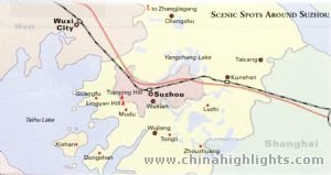 Suzhou Tourist Map