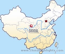 Xining Location in China