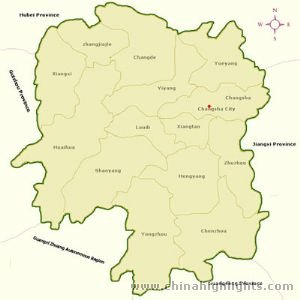 Zhangjiajie Location in Hunan