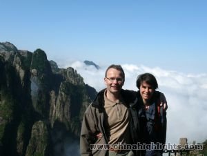 Map of Huangshan Highlights Tour