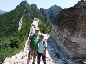 Map of Beijing Essence & Great Wall Hiking Tour