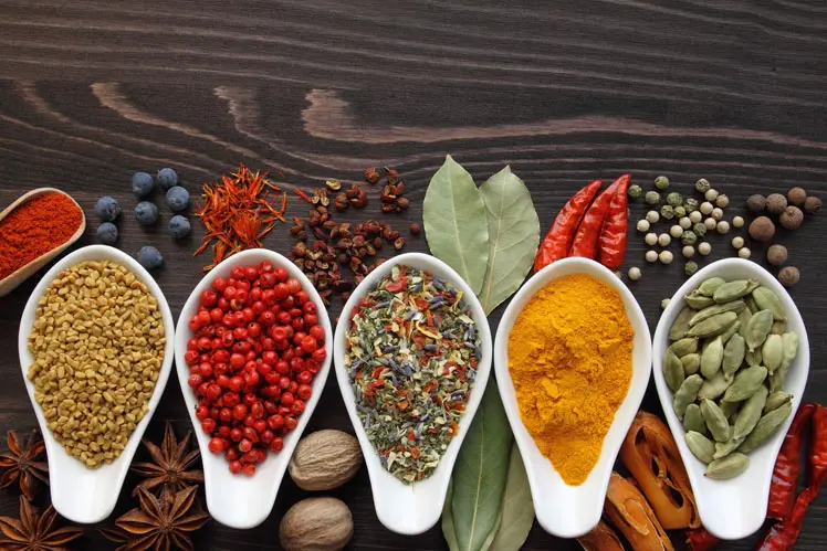 five tastes of food