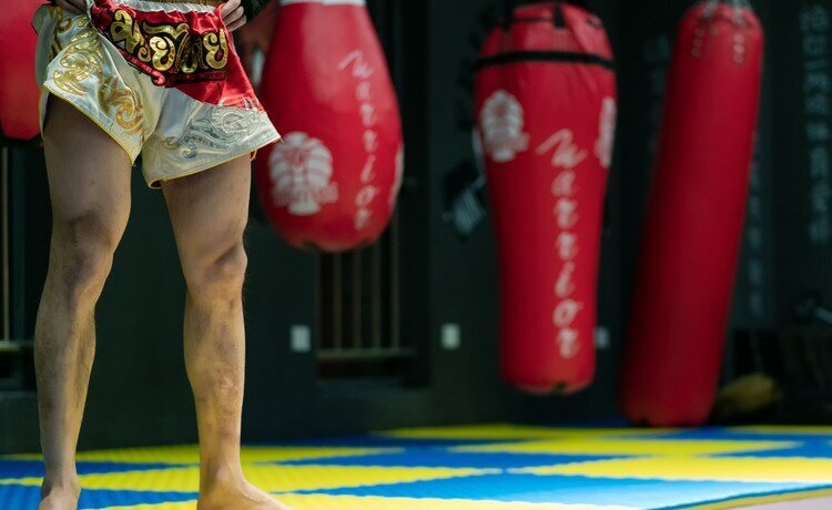 Muay Thai Boxing Match at Rajadamnern Stadium