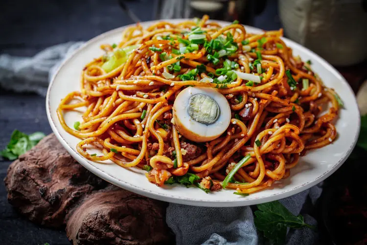 hot dry noodles