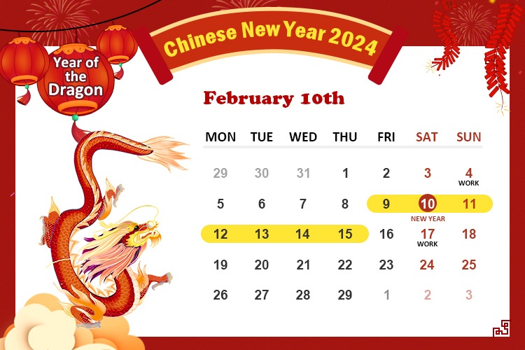 Chinese New Year 2024: Year of the Dragon