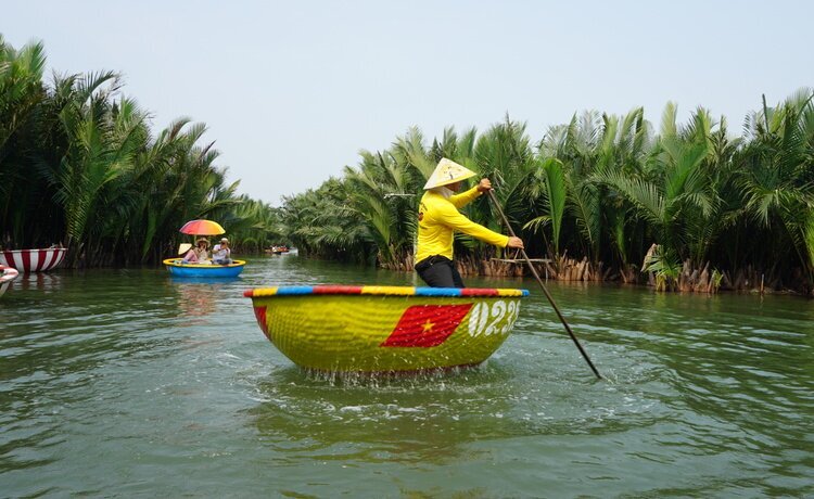 Experience the Coconut Forest by Basket Boat in Hoi An