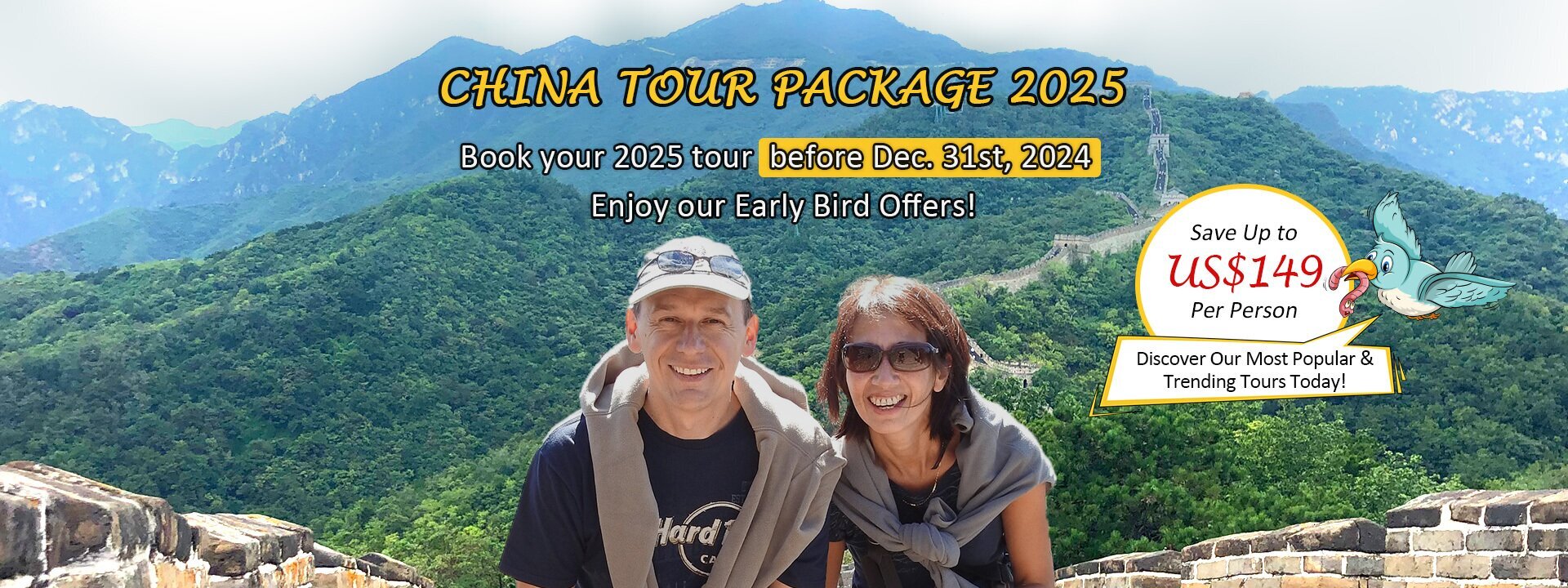 China Tour 2025: Best Private Tours with Early Bird Deal