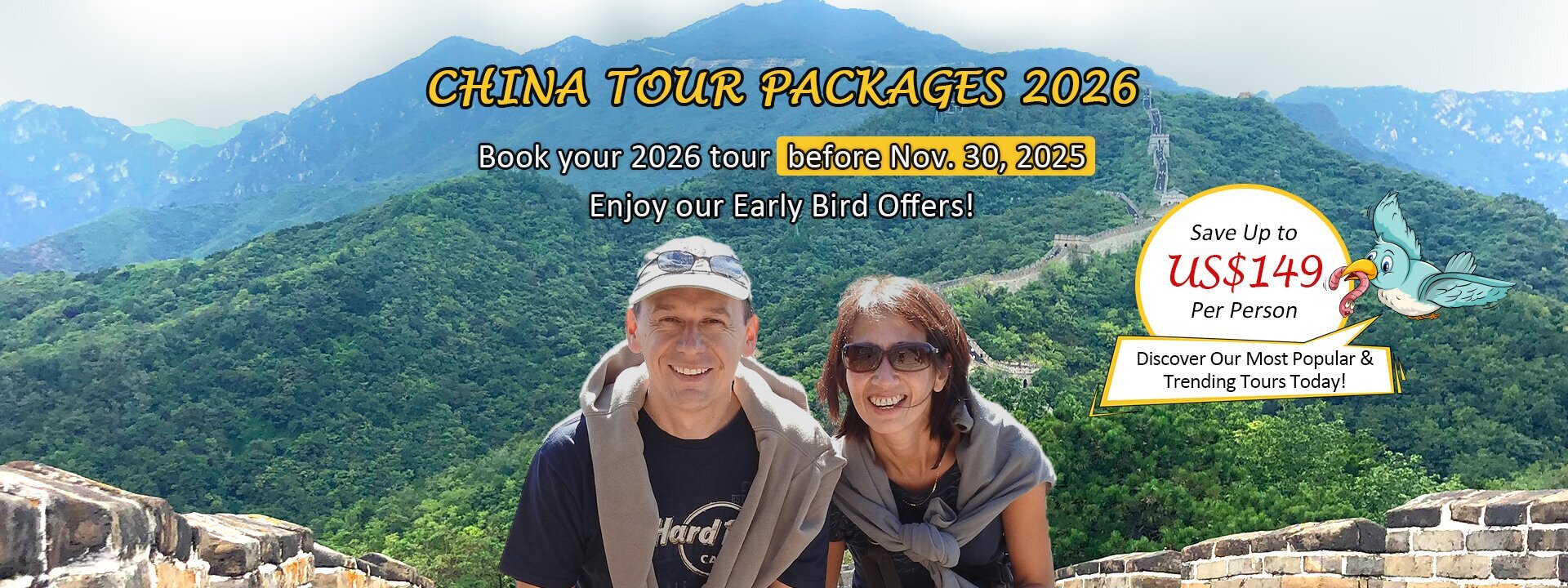 China Tour 2026: Discover Popular Destinations & Best Tours to China